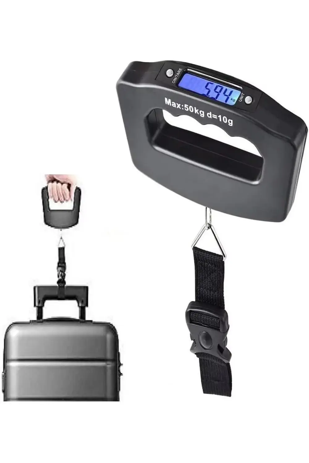 modashine YENİ Elektronik Dijital El Tartısı Bavul Terazisi Pazar