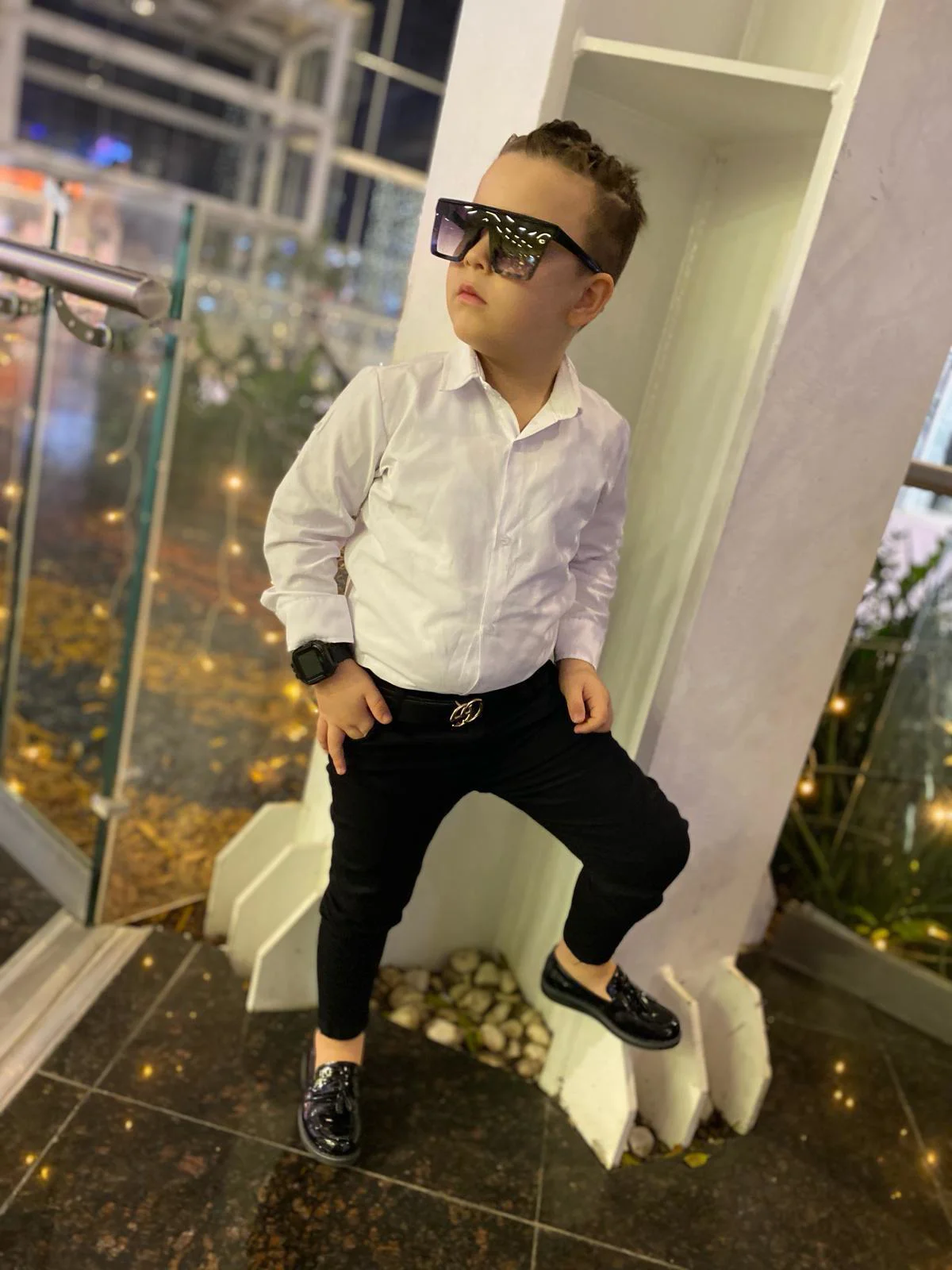 MODAVALS ERKEK ÇOCUK 3 PARÇA GABARDİN PANTOLON & GÖMLEK & KEMER K