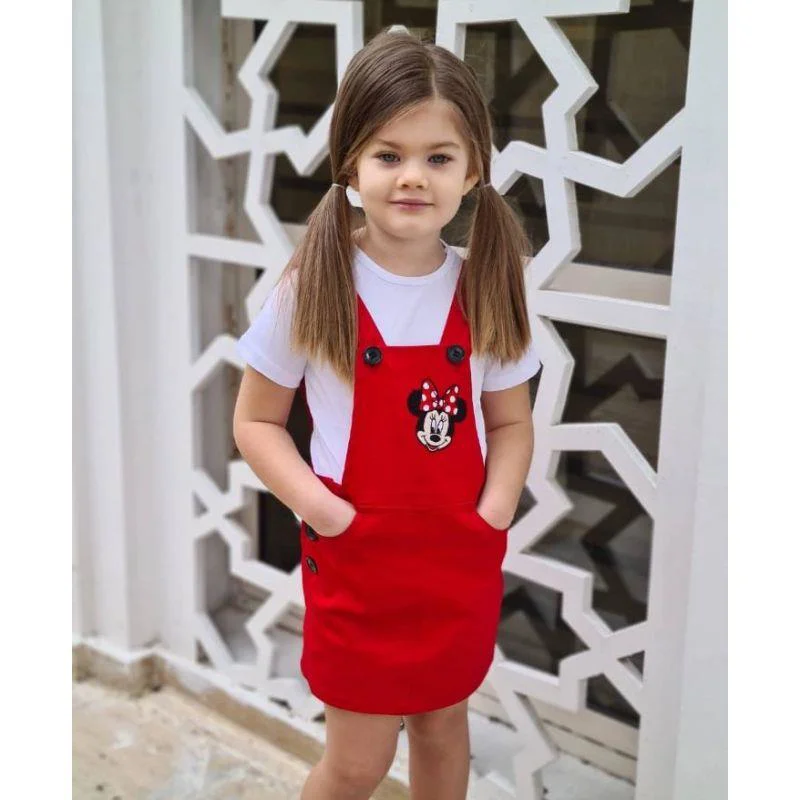 MODAVALS GABARDİN KARDEŞ KOMBİN MINNIE SLOPET & TSHIRT KOMBİN - K MODAVALS GABARDİN KARDEŞ KOMBİN MINNIE SLOPET & TSHIRT KOMBİN - K