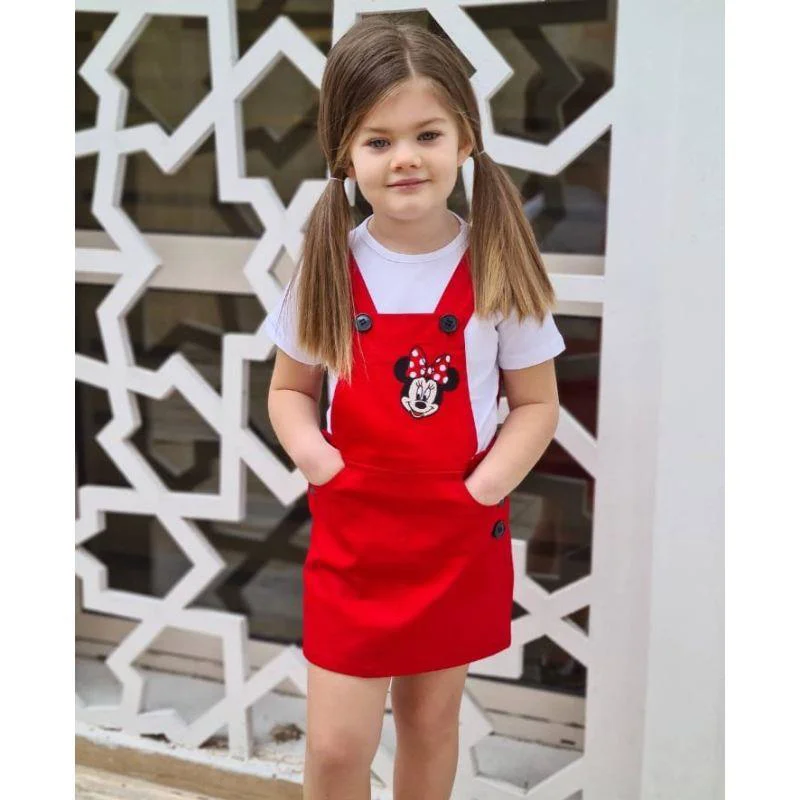 MODAVALS GABARDİN KARDEŞ KOMBİN MINNIE SLOPET & TSHIRT KOMBİN - K MODAVALS GABARDİN KARDEŞ KOMBİN MINNIE SLOPET & TSHIRT KOMBİN - K