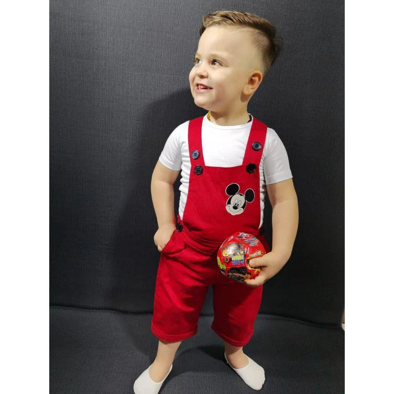 MODAVALS GABARDİN KARDEŞ KOMBİN MICKEY TULUM & TSHIRT KOMBİN  - K