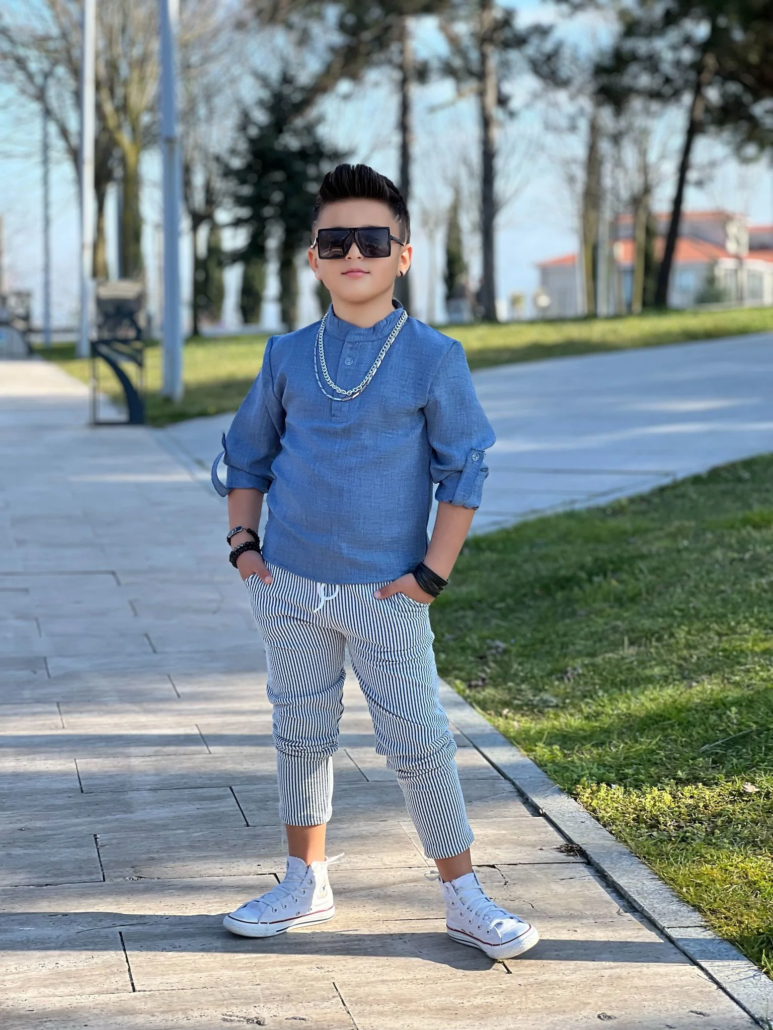 MODAVALS HAKİM YAKA KOL KATLAMALI BADİ & BELİ LASTİKLİ BAĞCIKLI C