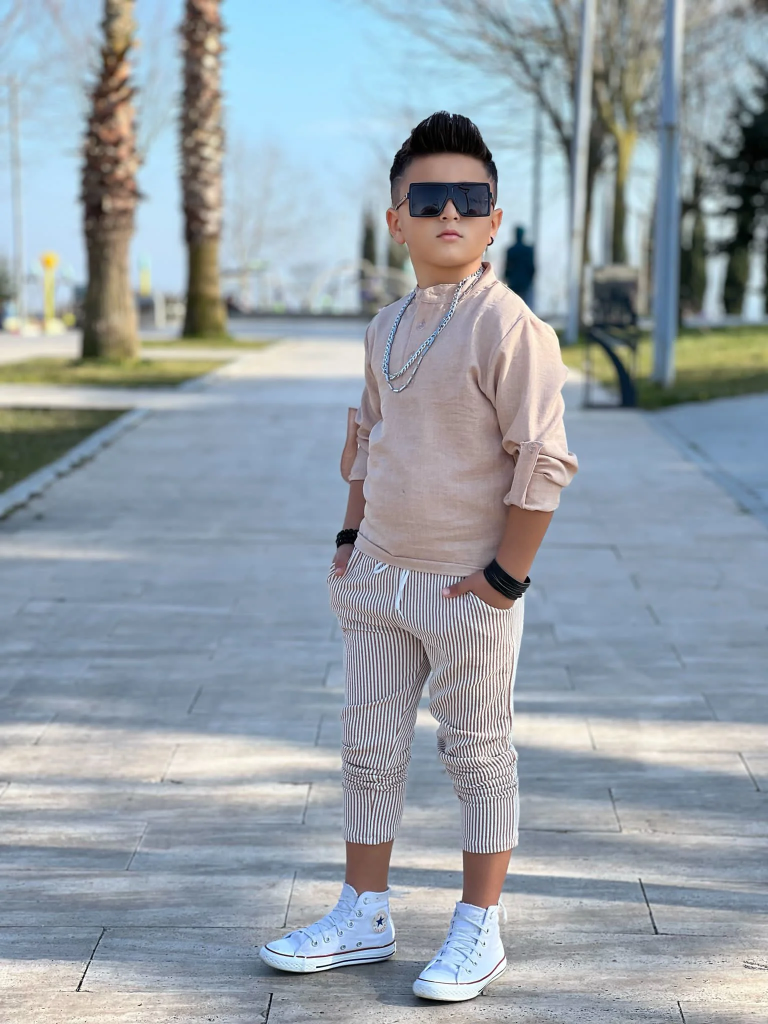 MODAVALS HAKİM YAKA KOL KATLAMALI BADİ & BELİ LASTİKLİ BAĞCIKLI C
