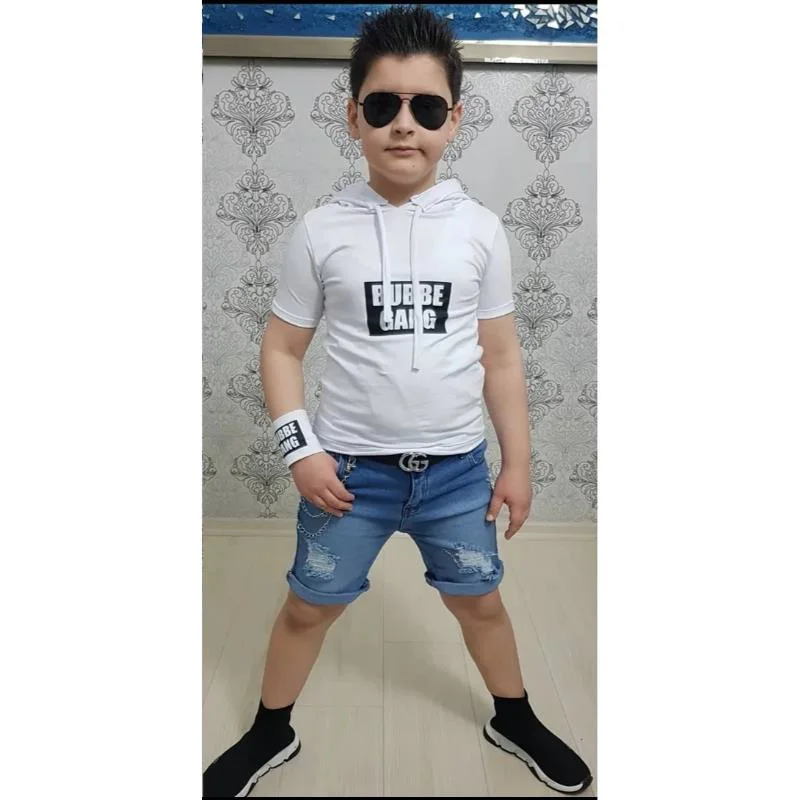 MODAVALS KAPİŞONLU SWEAT BİLEKLİK ZİNCİR AKSESUARLI 4 PARÇA ERKEK