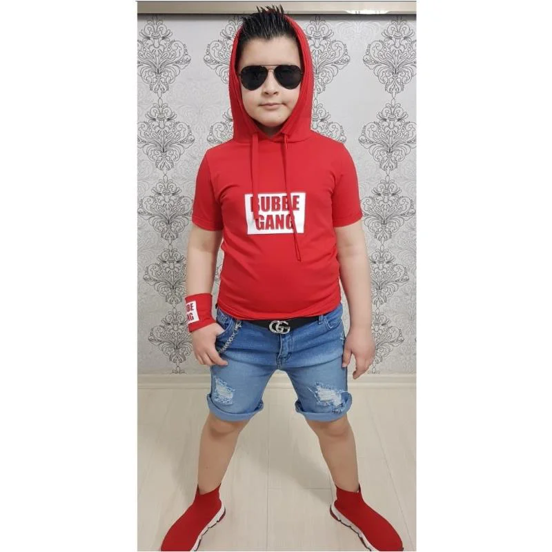 MODAVALS KAPİŞONLU SWEAT BİLEKLİK ZİNCİR AKSESUARLI 4 PARÇA ERKEK