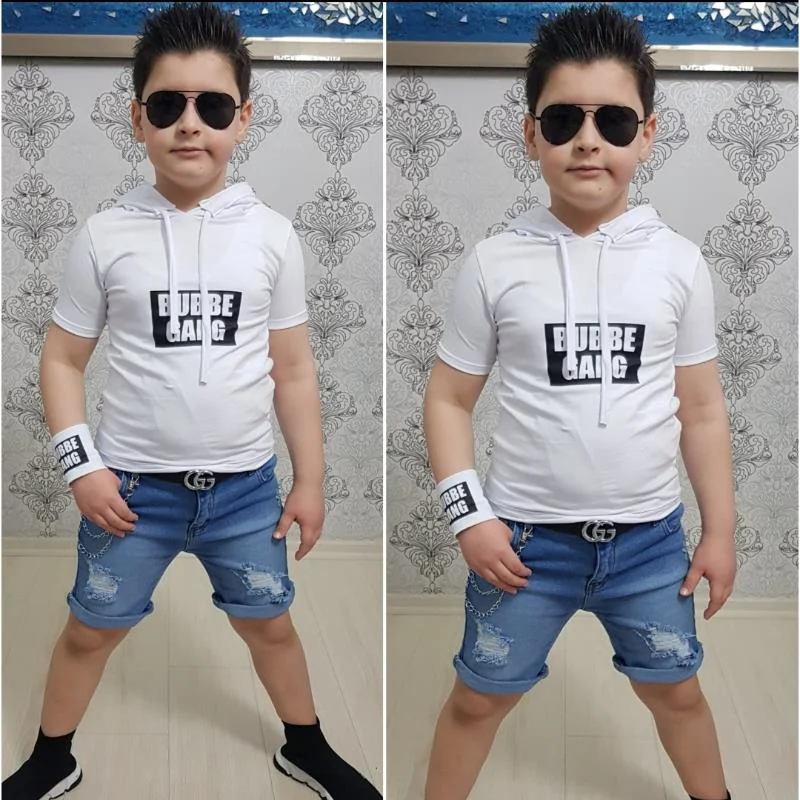 MODAVALS KAPİŞONLU SWEAT BİLEKLİK ZİNCİR AKSESUARLI 4 PARÇA ERKEK