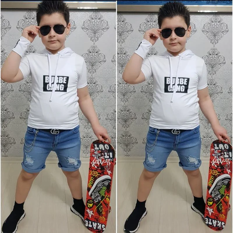 MODAVALS KAPİŞONLU SWEAT BİLEKLİK ZİNCİR AKSESUARLI 4 PARÇA ERKEK