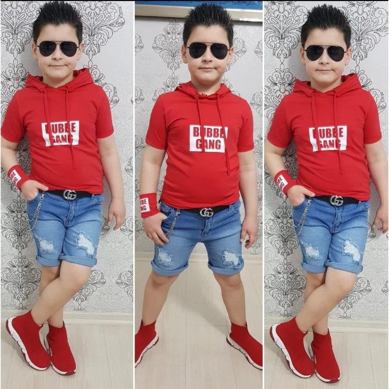 MODAVALS KAPİŞONLU SWEAT BİLEKLİK ZİNCİR AKSESUARLI 4 PARÇA ERKEK