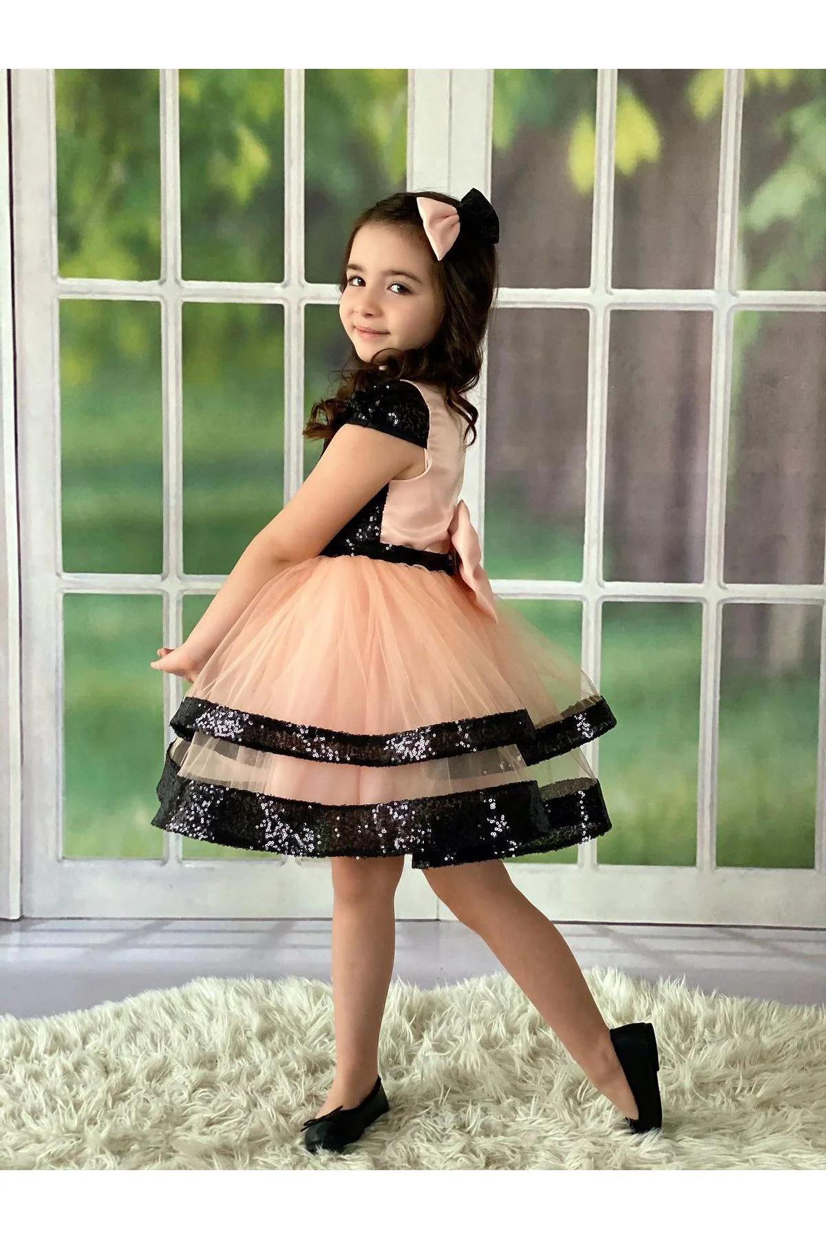 MODAVALS PAYET VE DANTEL İŞLEMELİ TÜL DETAYLI BELDE FİYONK DETAYL