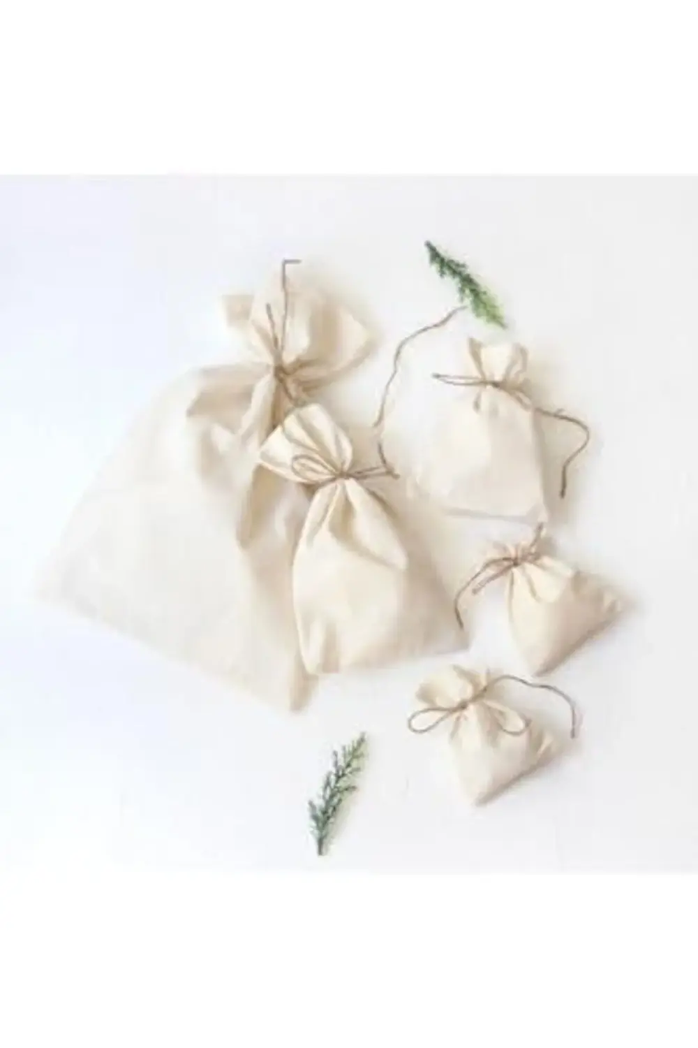 modaview Düz Krem Ham Bez Kese, 10X15 Cm 10 Adet buywhiz 1174074