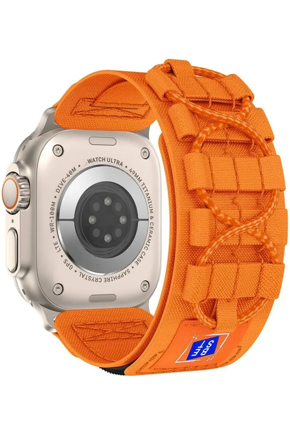 modaview İle Uyumlu 42mm KRD-99 Hasır Kordon Turuncu buywhiz 1174