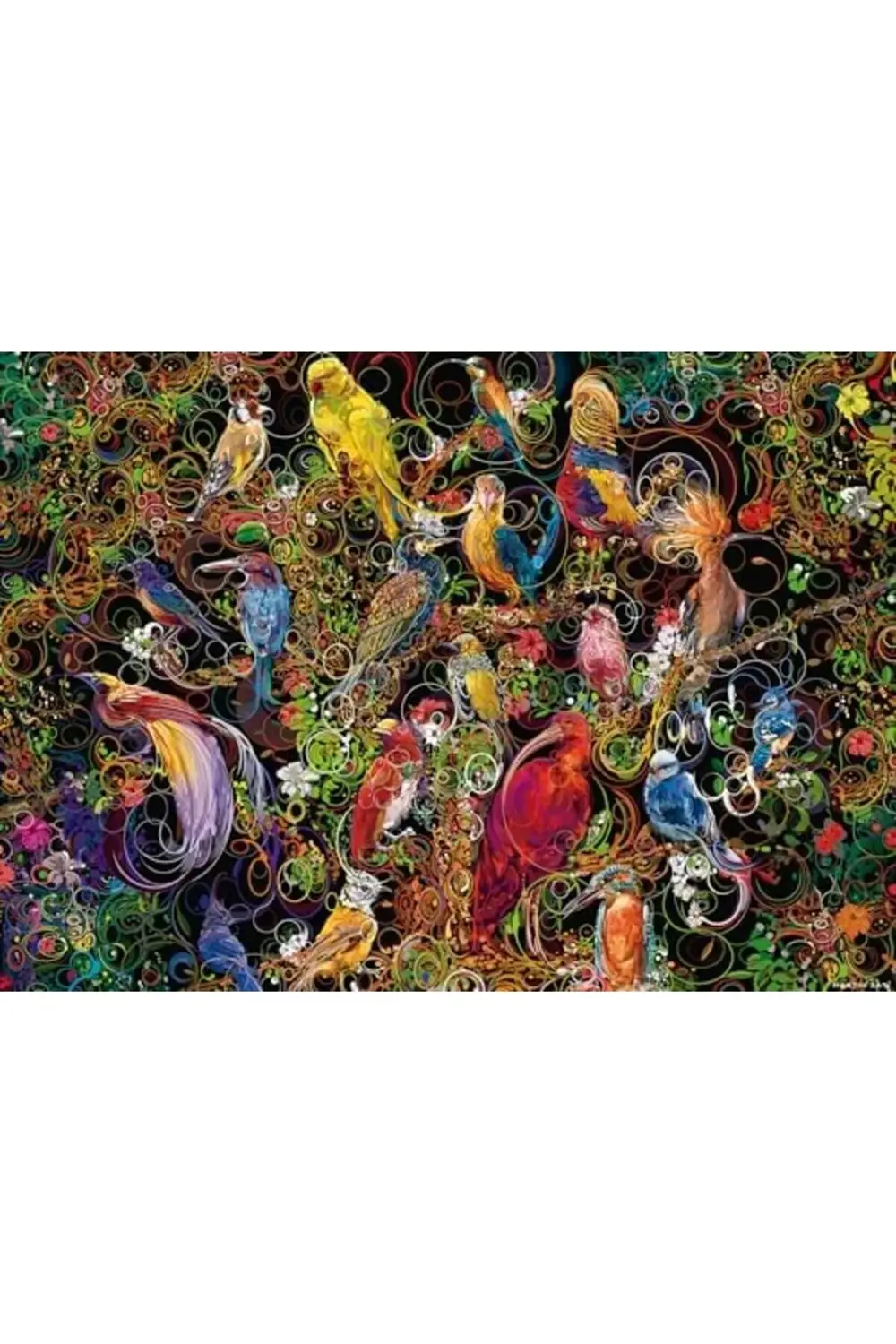 modazone 1000 Parçalı Puzzle Kuşlar modaflicker 1063348