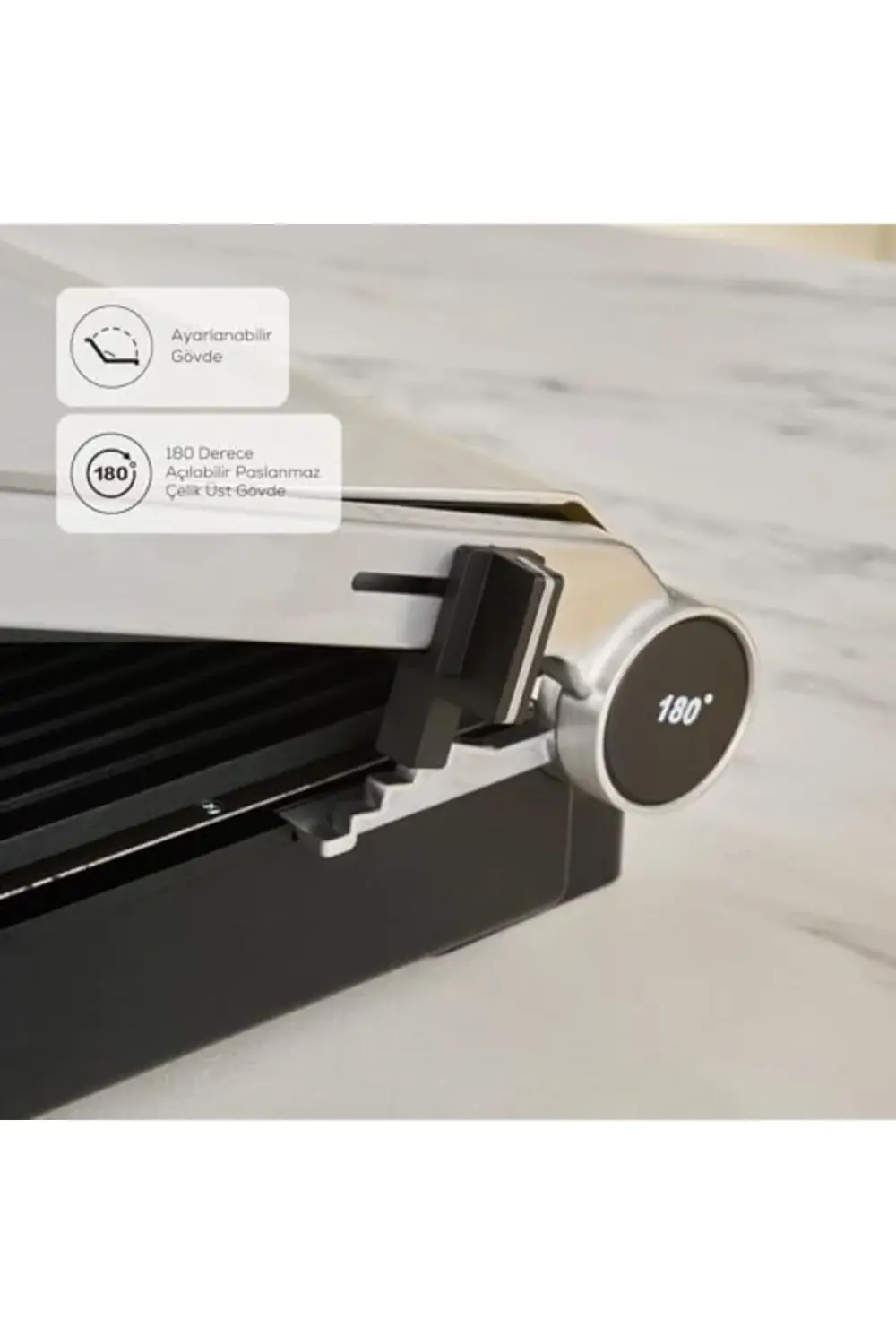 modazone Compact Steel Pro Sear&Grill Inox 2007 Iz. Ve T. Mak. go