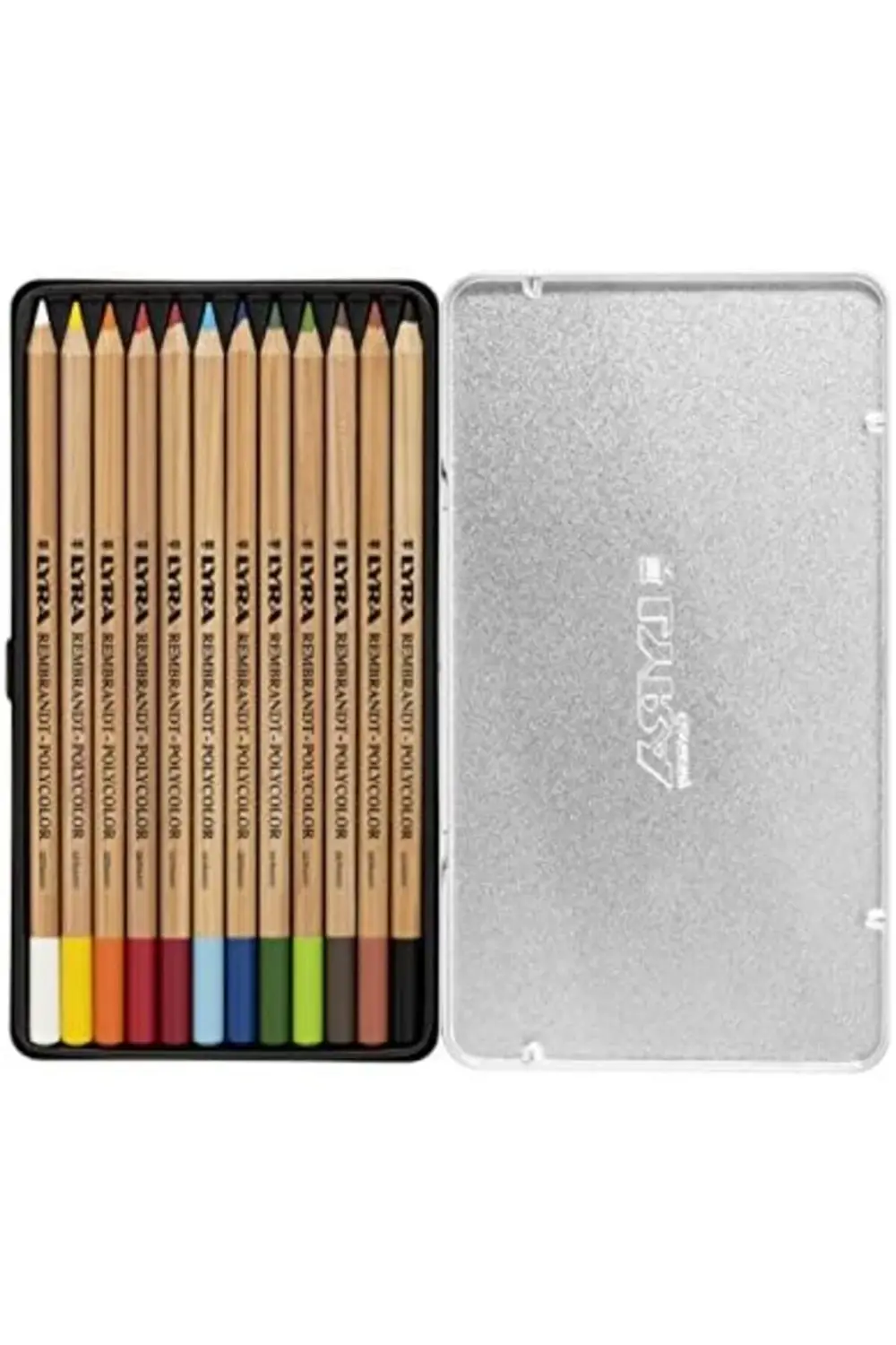 modazone Rembrandt Polycolor Kuruboya, 12'li Metal Kutu goldhype