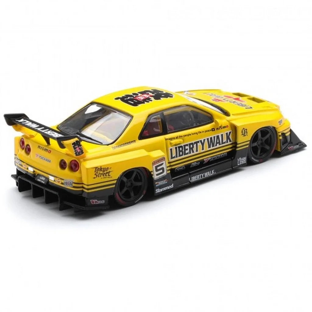 Model Araç 1/64  LB-ER34 Super Silhouette SKYLINE Sport Yellow Fiyatı, Yorumları ve Özellikleri