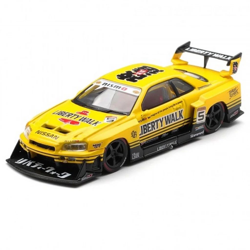 Model Araç 1/64  LB-ER34 Super Silhouette SKYLINE Sport Yellow Fiyatı, Yorumları ve Özellikleri