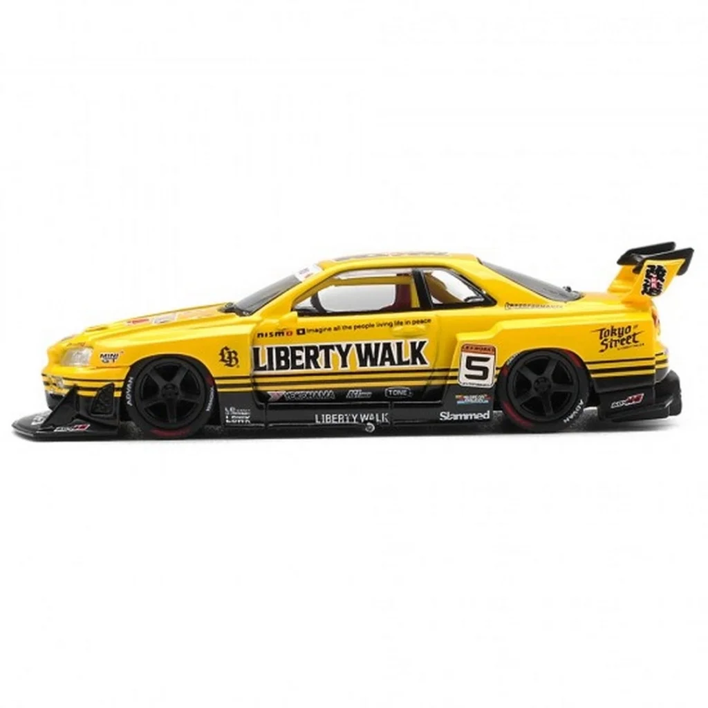 Model Araç 1/64  LB-ER34 Super Silhouette SKYLINE Sport Yellow Fiyatı, Yorumları ve Özellikleri