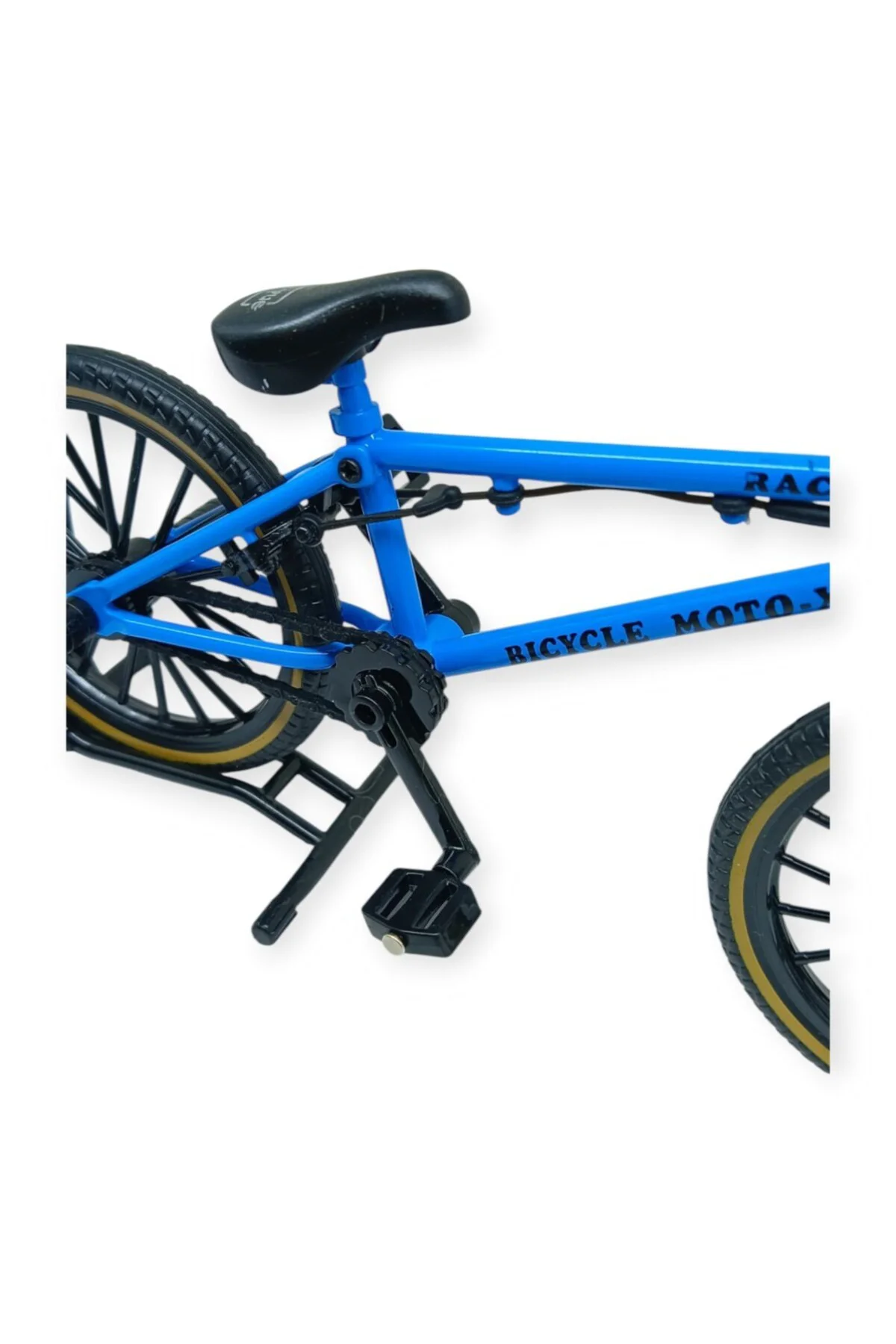 Model Araçlar -1:8 Metal BMX Bisiklet - Die -Cast 17 cm - Mavi (L