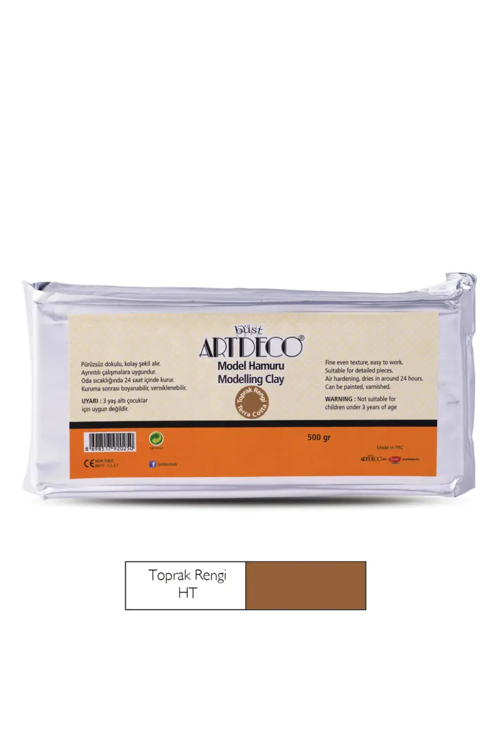 Model Hamuru 500 gr. Toprak Rengi