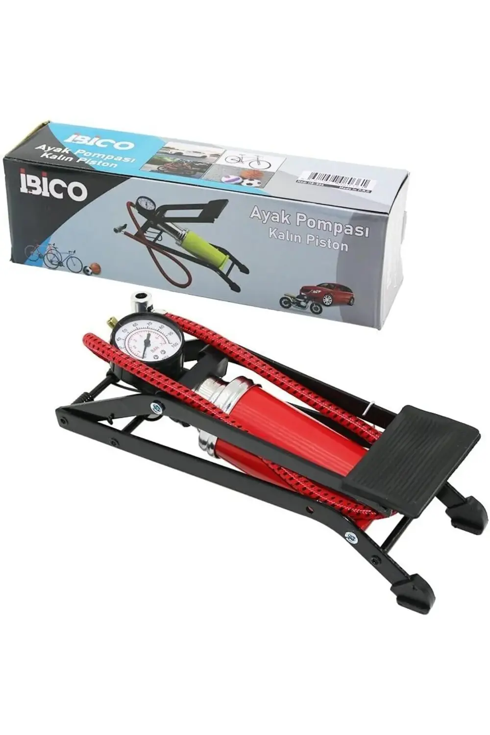 MODEL KALIN PİSTONLU AYAK POMPASI OTO-ARAÇ - BİSİKLET-MOTOR LASTİ