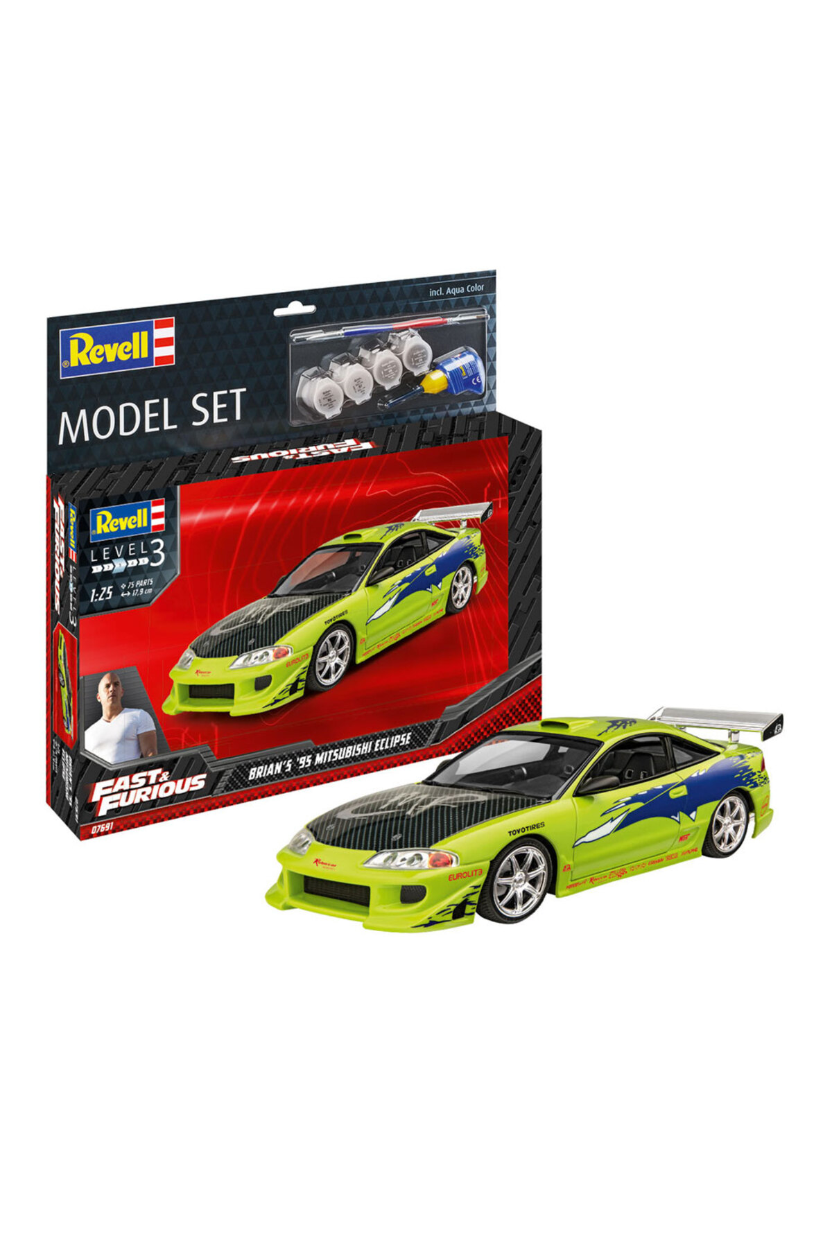 Revell Model Set Araba Ff Brians 95 Eclipse 67691