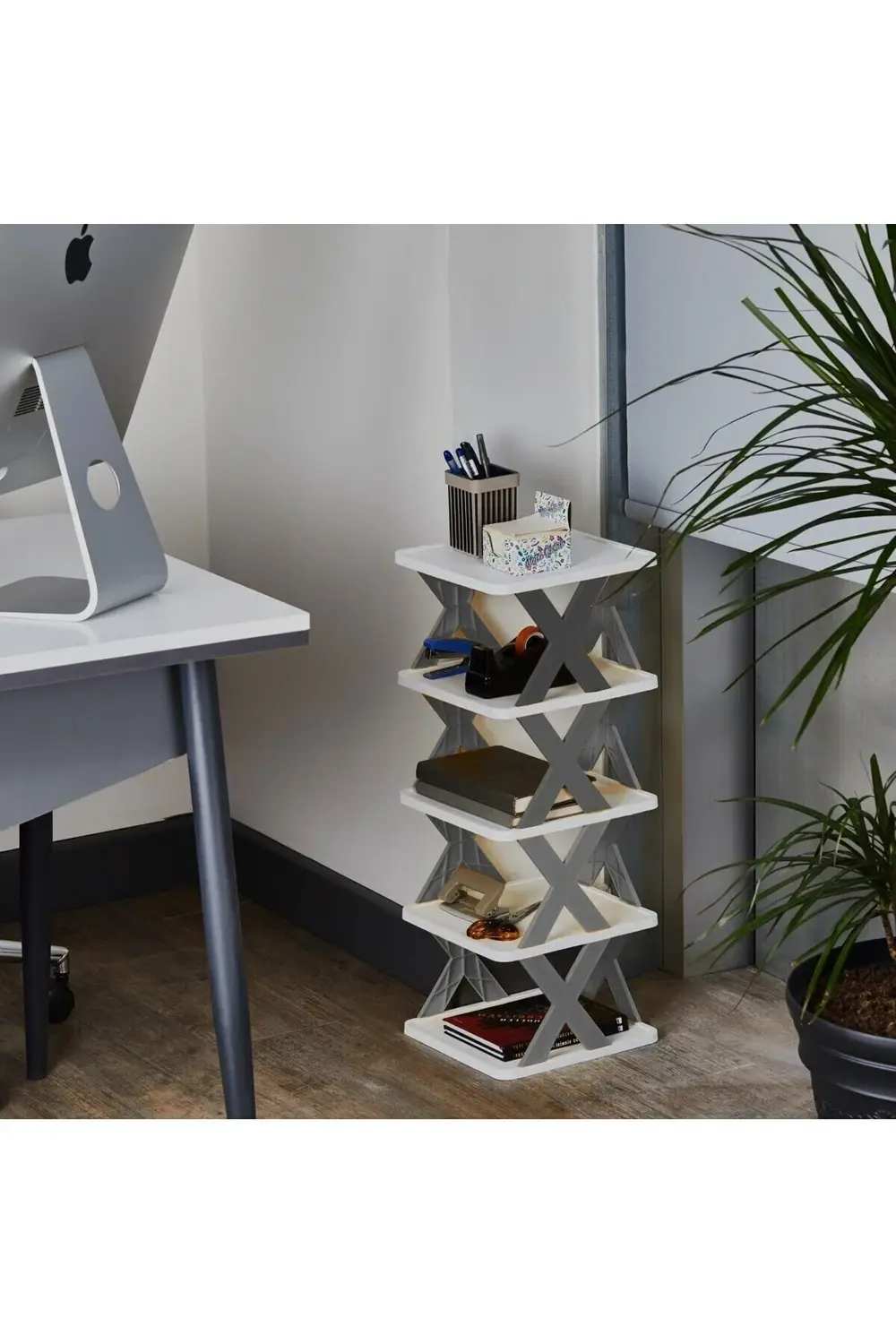 Model X Mutfak Rafı Ayakkabılık Çocuk Odası Rafı Düzenleyici Çok