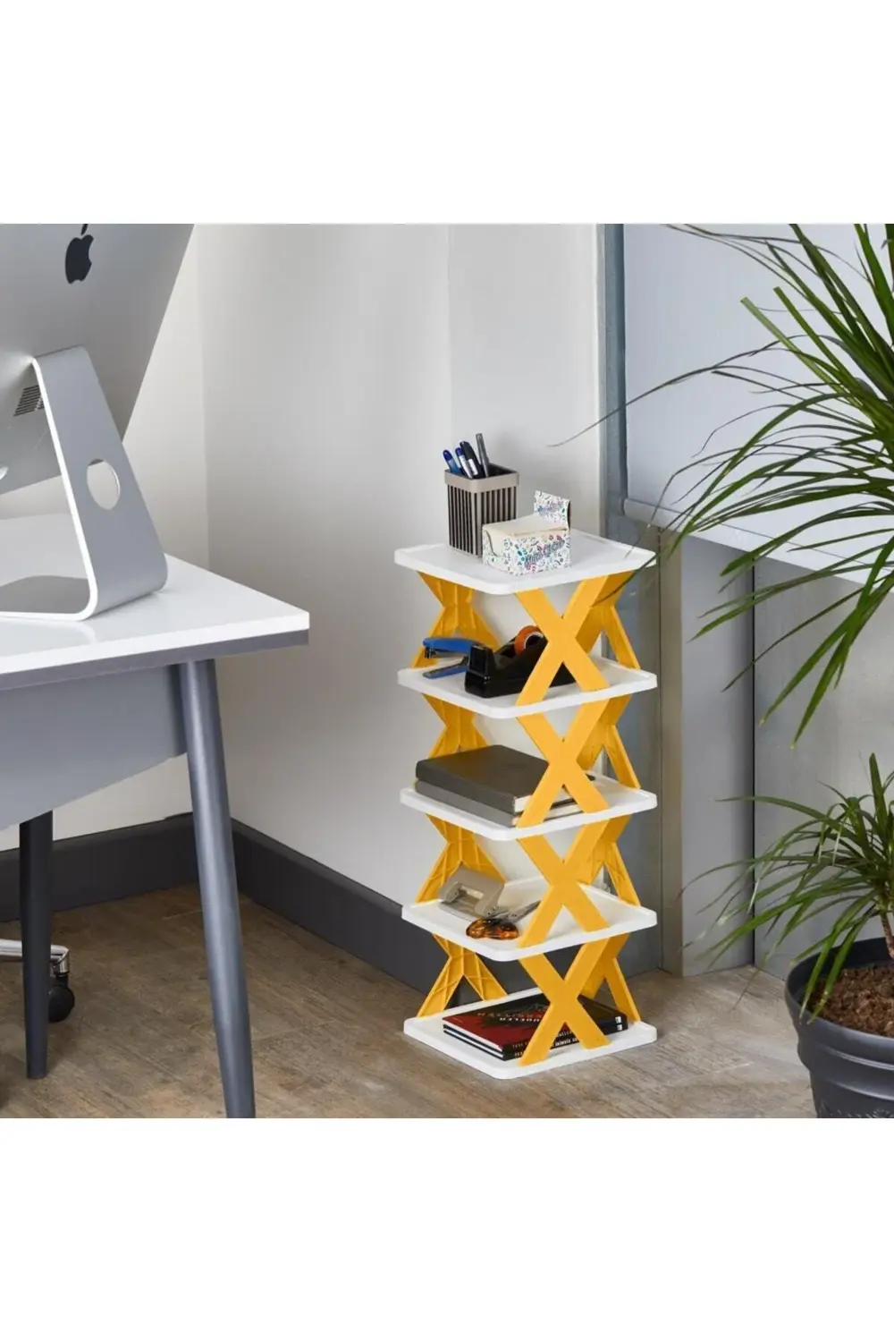 Model X Organizer, Banyo Rafı, Mutfak Rafı, Çok Amaçlı Düzenleyic