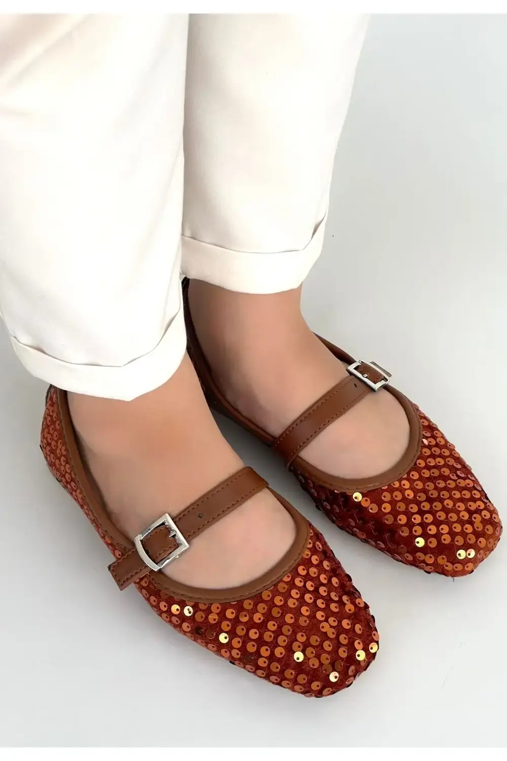 Moden Taba Süet Babae Ayakkabı Moden Taba Süet Babae Ayakkabı