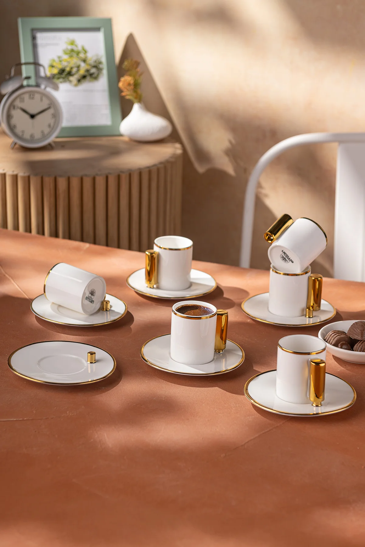 Modern 80 ml 6'lı Kahve Fincan Takımı