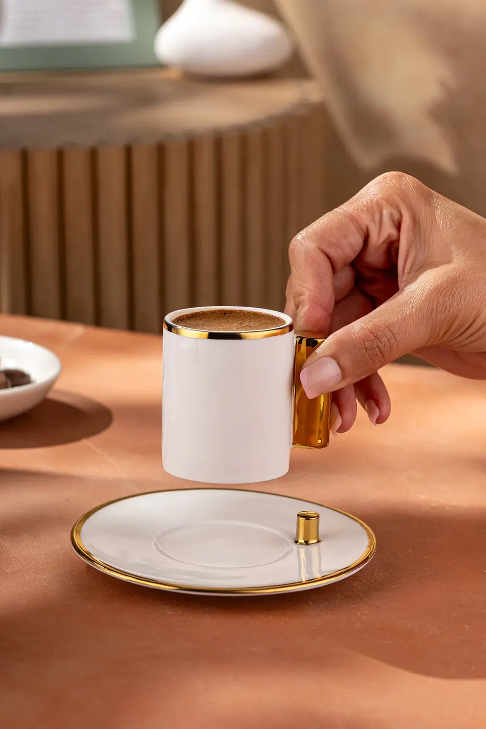 Modern 80 ml 6'lı Kahve Fincan Takımı