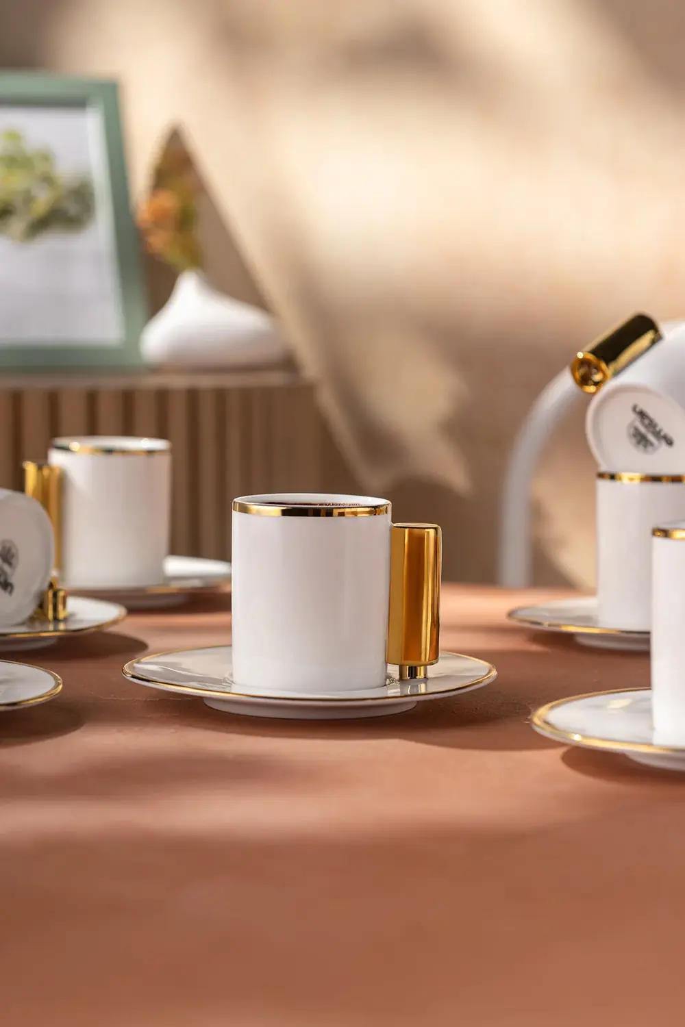 Modern 80 ml 6'lı Kahve Fincan Takımı