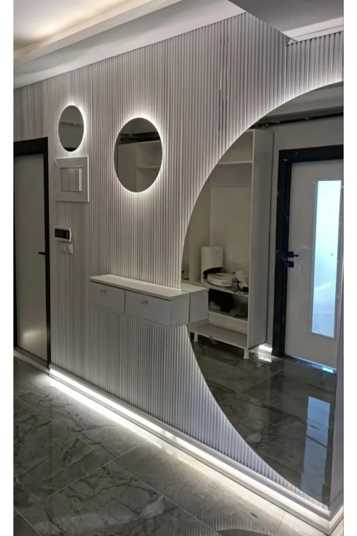 Modern Antre Salon Mutfak Dresuar %100 Mdf Demonte Fiyatı, Yorumları ve Özellikleri