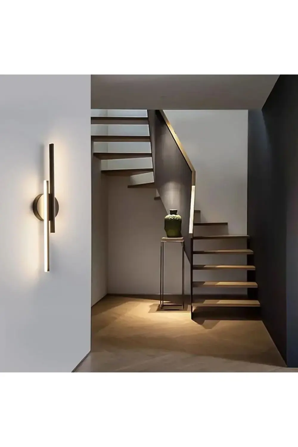 Modern Aplik Çift Yönlü Çubuk Led Siyah Günışığı Lineer Avize Arm