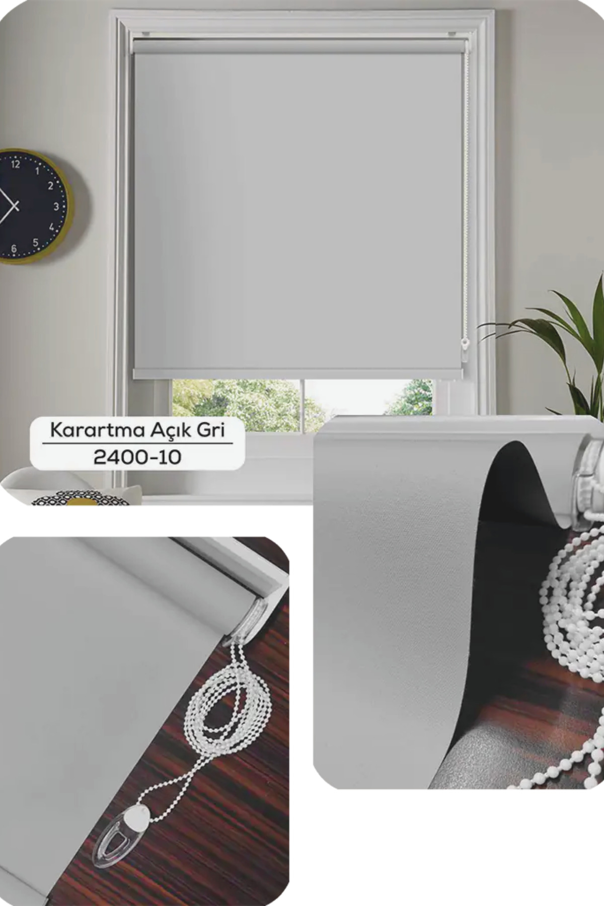 Modern Blackout %100 Karartma Çizilmez Stor Perde Alüminyum Kasal