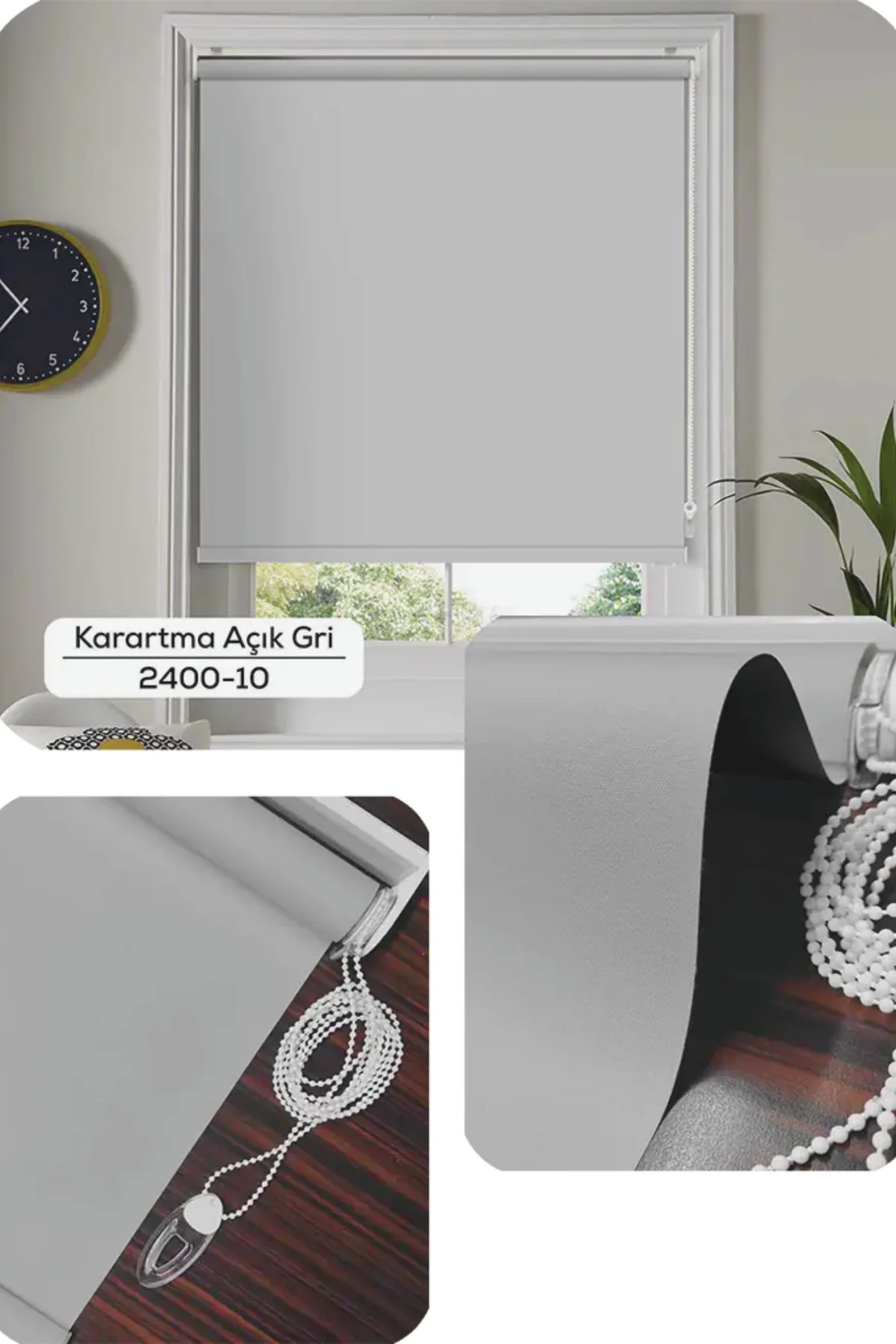 Modern Blackout %100 Karartma Çizilmez Stor Perde Alüminyum Kasal
