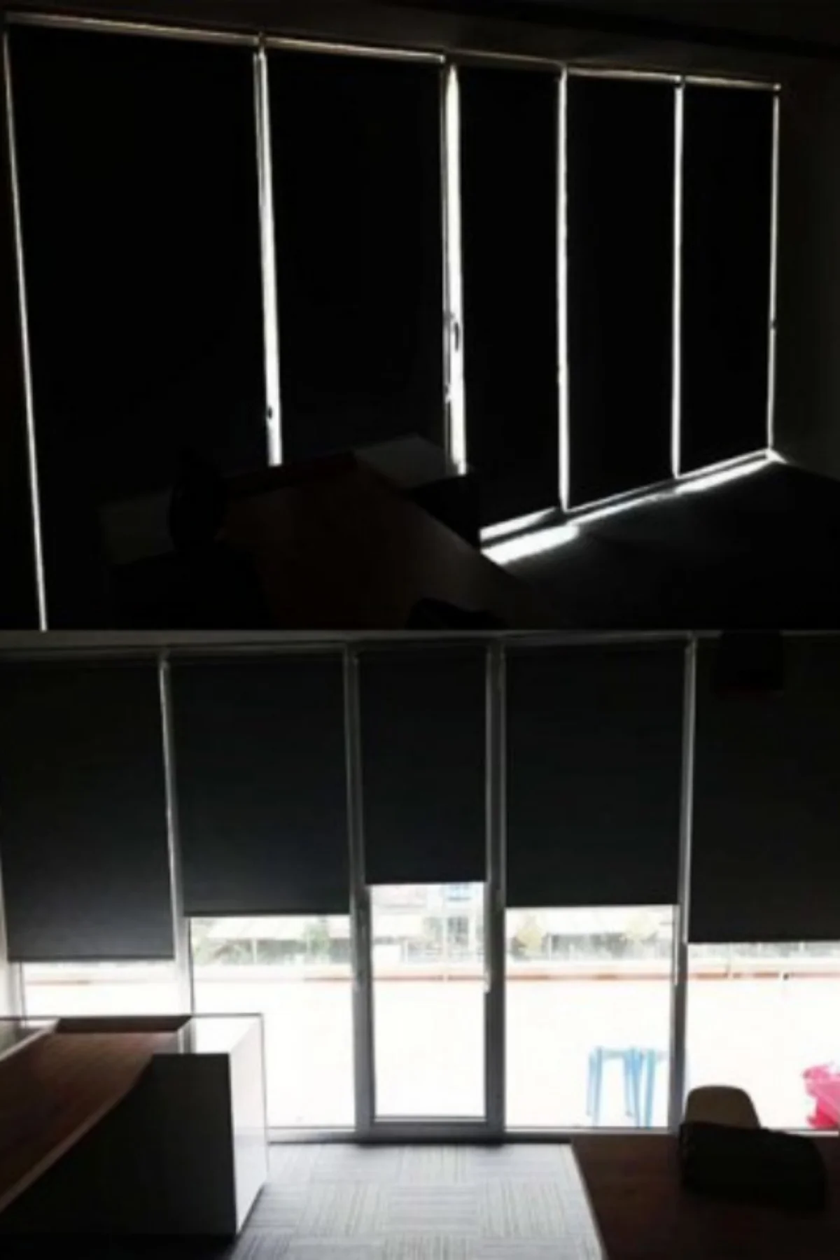 Modern Blackout %100 Karartma Çizilmez Stor Perde Alüminyum Kasal