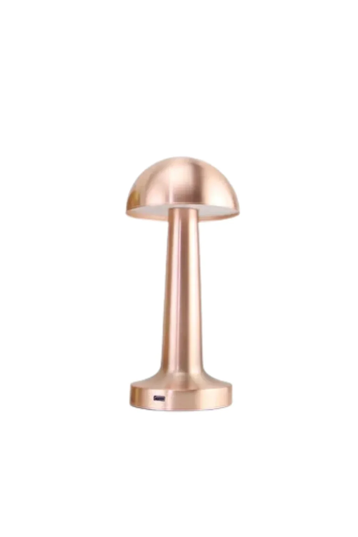 Modern Bronz Masa Lambası 3 Renk LED Dokunmatik Şarjlı Model