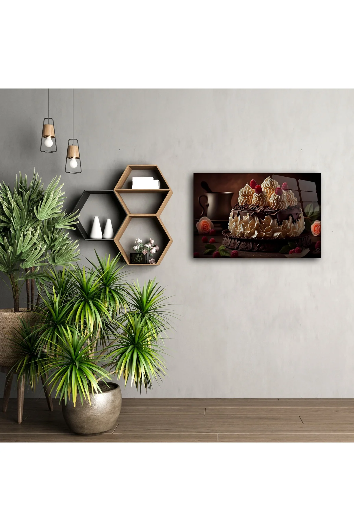 Modern Cam Duvar Tablo Seti Modern Cam Duvar Tablo Seti