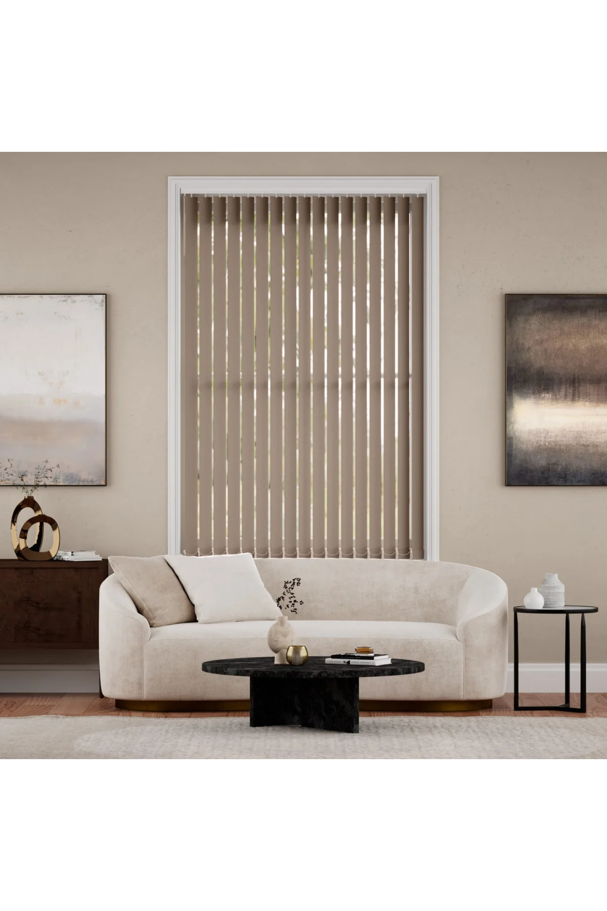 Modern Cappuccino Dikey Jaluzi Stor Perde / Ev, İşyeri ve Ofisler İçin Karartma Dikey Stor Perde, Alüminyum Kasalı Yüksek Kaliteli - W1810/CP Modern Cappuccino Dikey Jaluzi Stor Perde / Ev, İşyeri ve Ofisler İçin Karartma Dikey Stor Perde, Alüminyum Kasalı Yüksek Kaliteli - W1810/CP