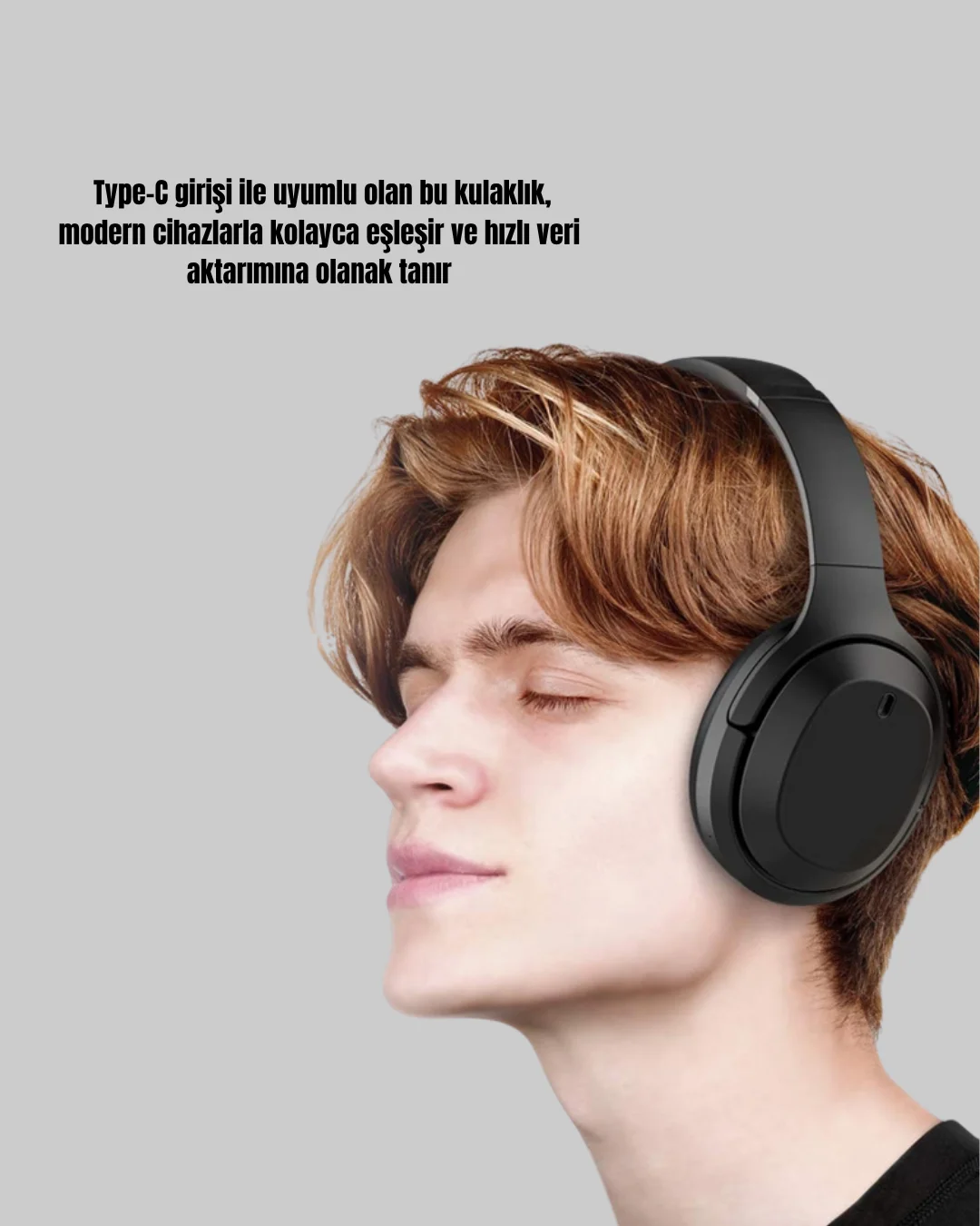 Modern Cihazlarla Uyumlu Kablolu Kulaklık – Yüksek Ses Kalitesi, 
