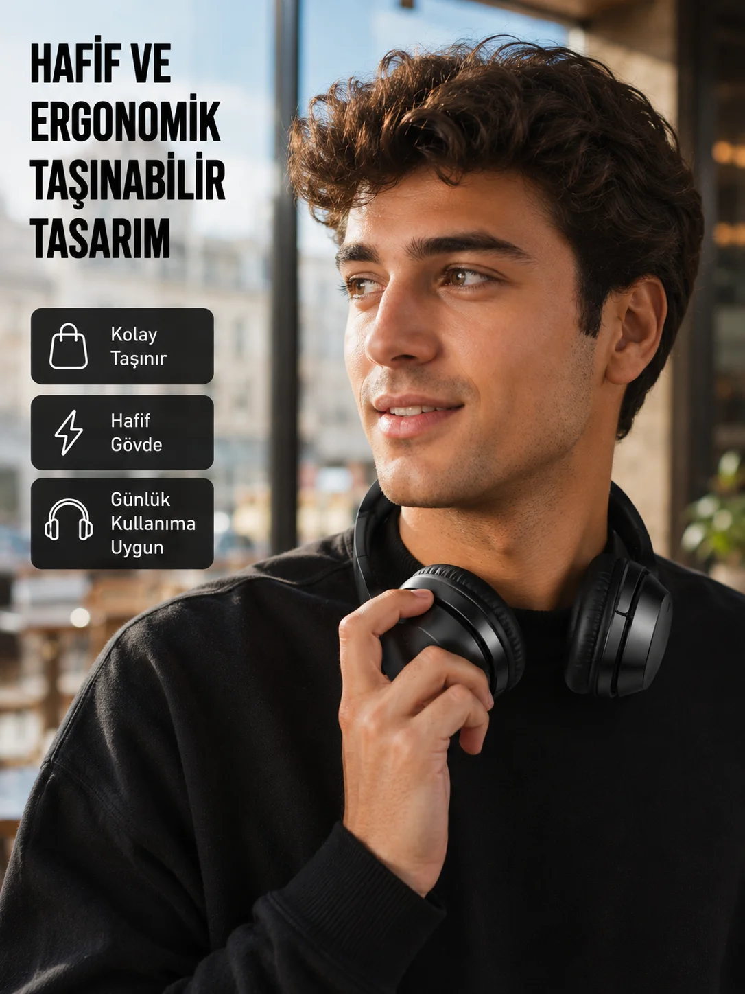 Modern Cihazlarla Uyumlu Kablolu Kulaklık – Yüksek Ses Kalitesi, Gürültü Azaltıcı Mikrofon Yeni Nesil
