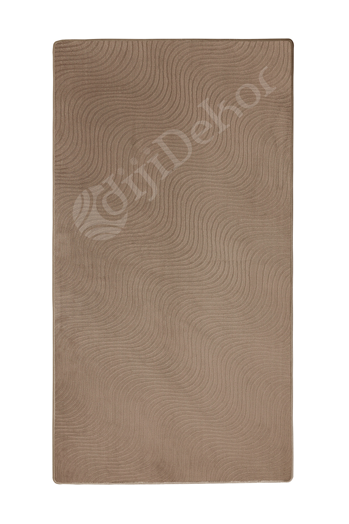 MODERN DALGALI TASARIMLI KAHVE RENKLİ Yıkanabilir Kaymaz Kesme HALI Yolluk 100x350 Fiyatı, Yorumları ve Özellikleri