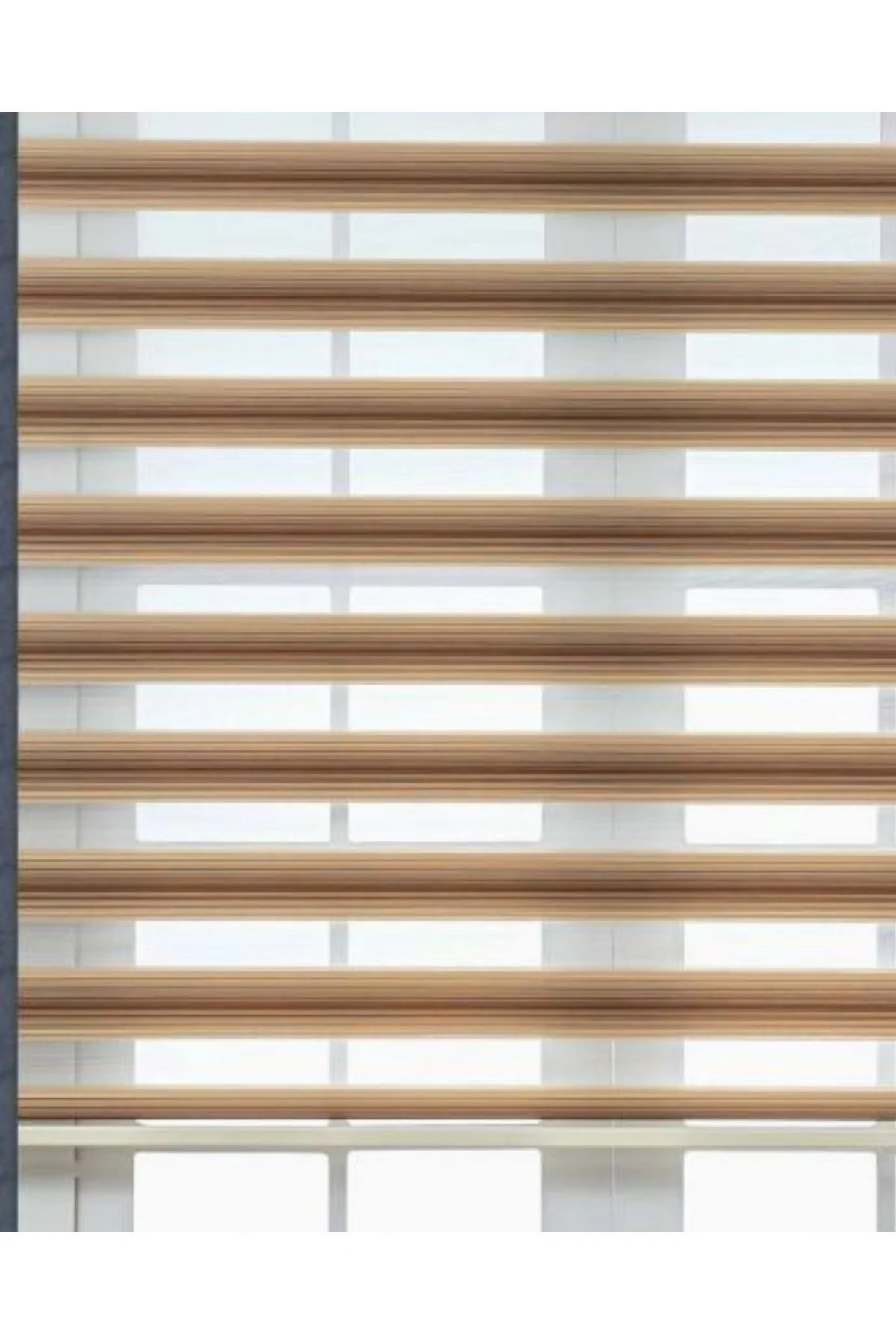 Modern Degrade Pliseli Zebra Stor Perde, Alüminyum Kasalı Yüksek 