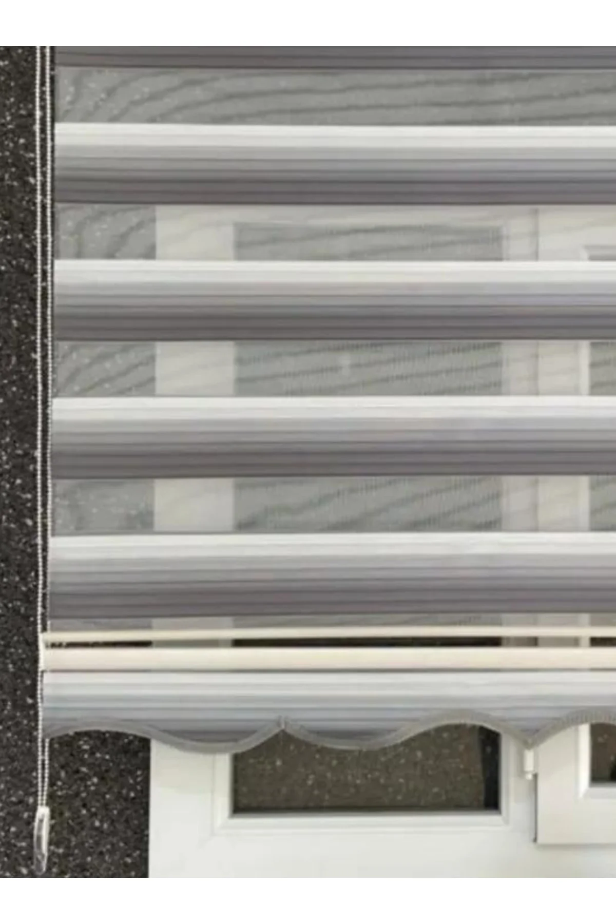 Modern Degrade Pliseli Zebra Stor Perde , Alüminyum Kasalı Yüksek