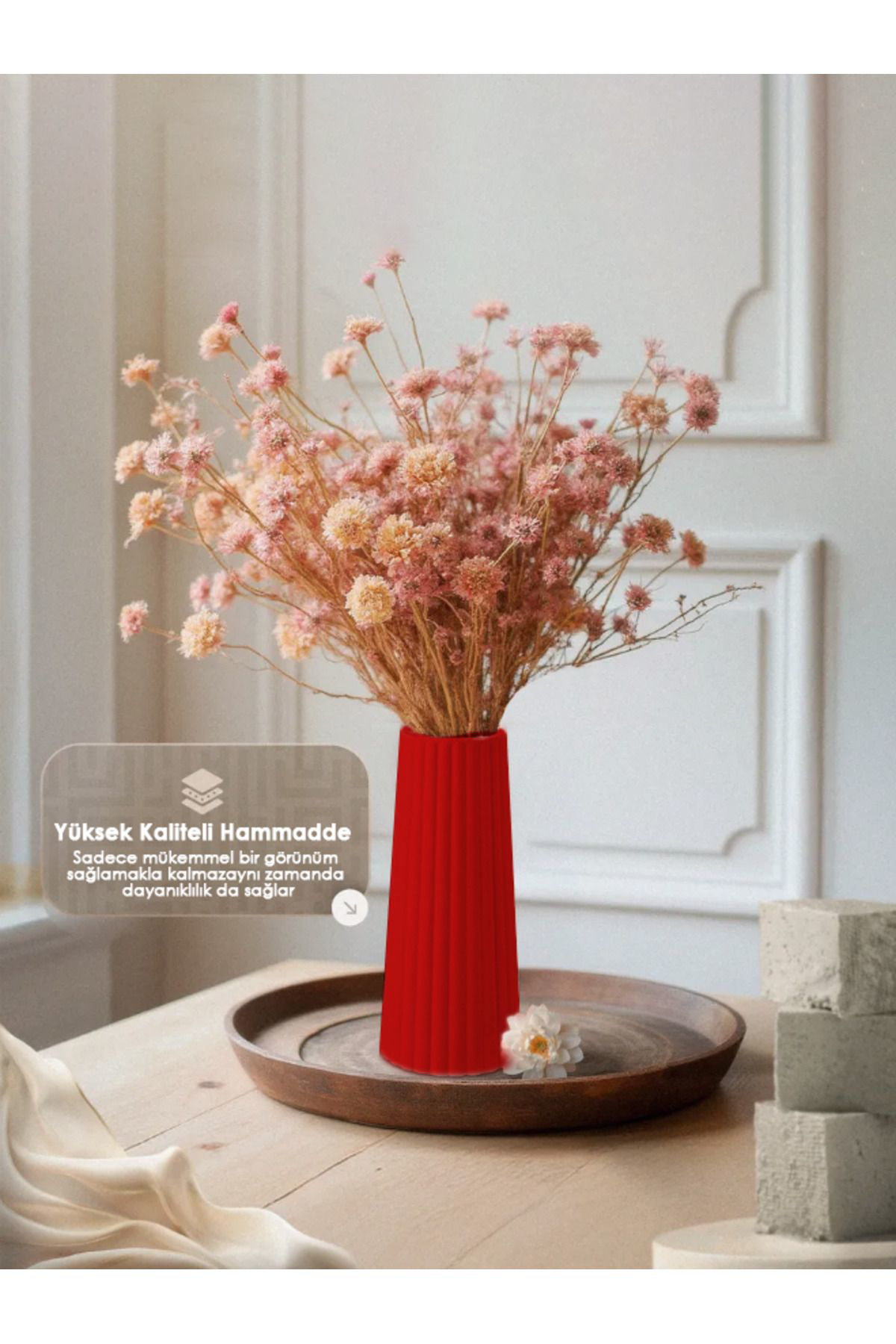 Modern Dekoratif Vazo –  Çok Amaçlı Dekoratif Vazo (Renk Seçenekl