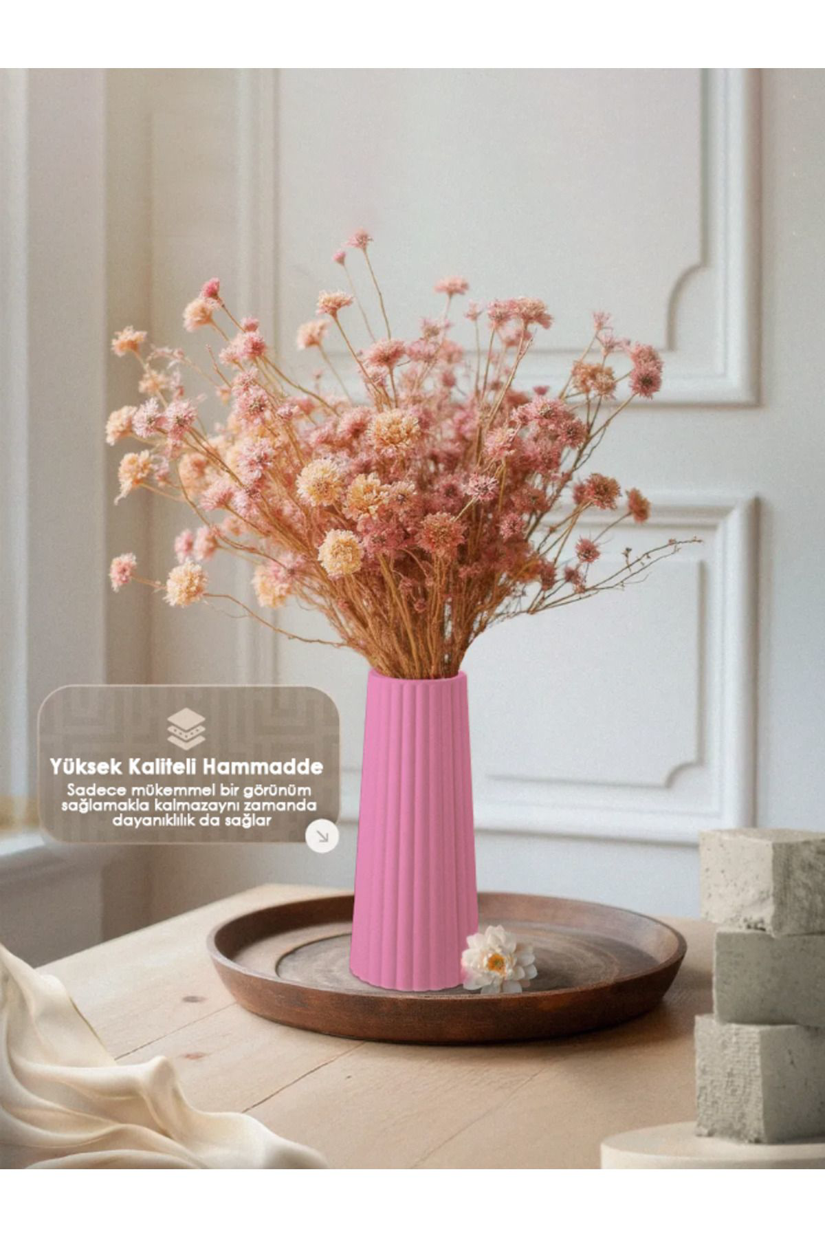 Modern Dekoratif Vazo –  Çok Amaçlı Dekoratif Vazo (Renk Seçenekl
