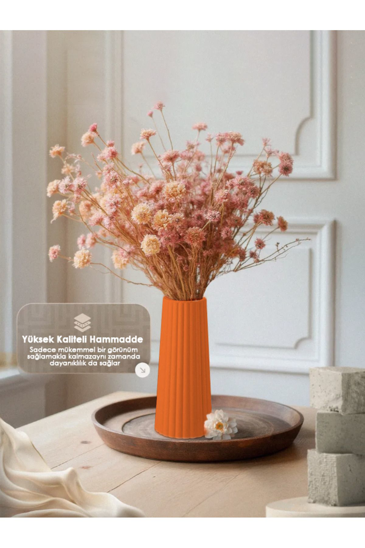 Modern Dekoratif Vazo –  Çok Amaçlı Dekoratif Vazo (Renk Seçenekl