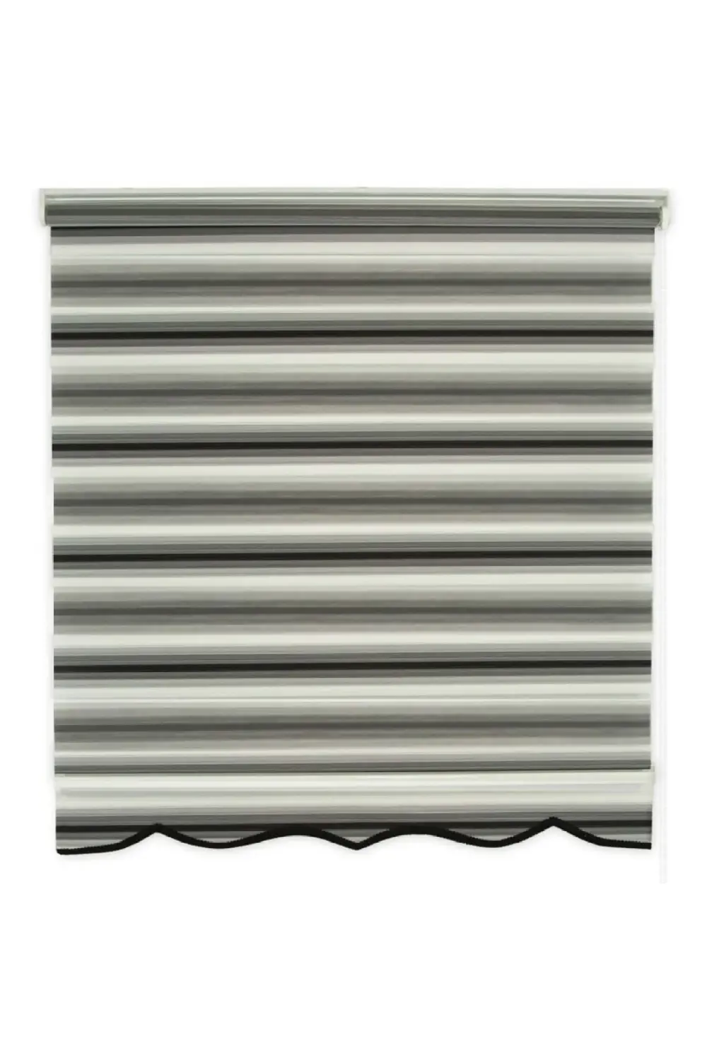 Modern Dekoratif Degrade Renk Geçişli Zebra Stor Perde Alüminyum