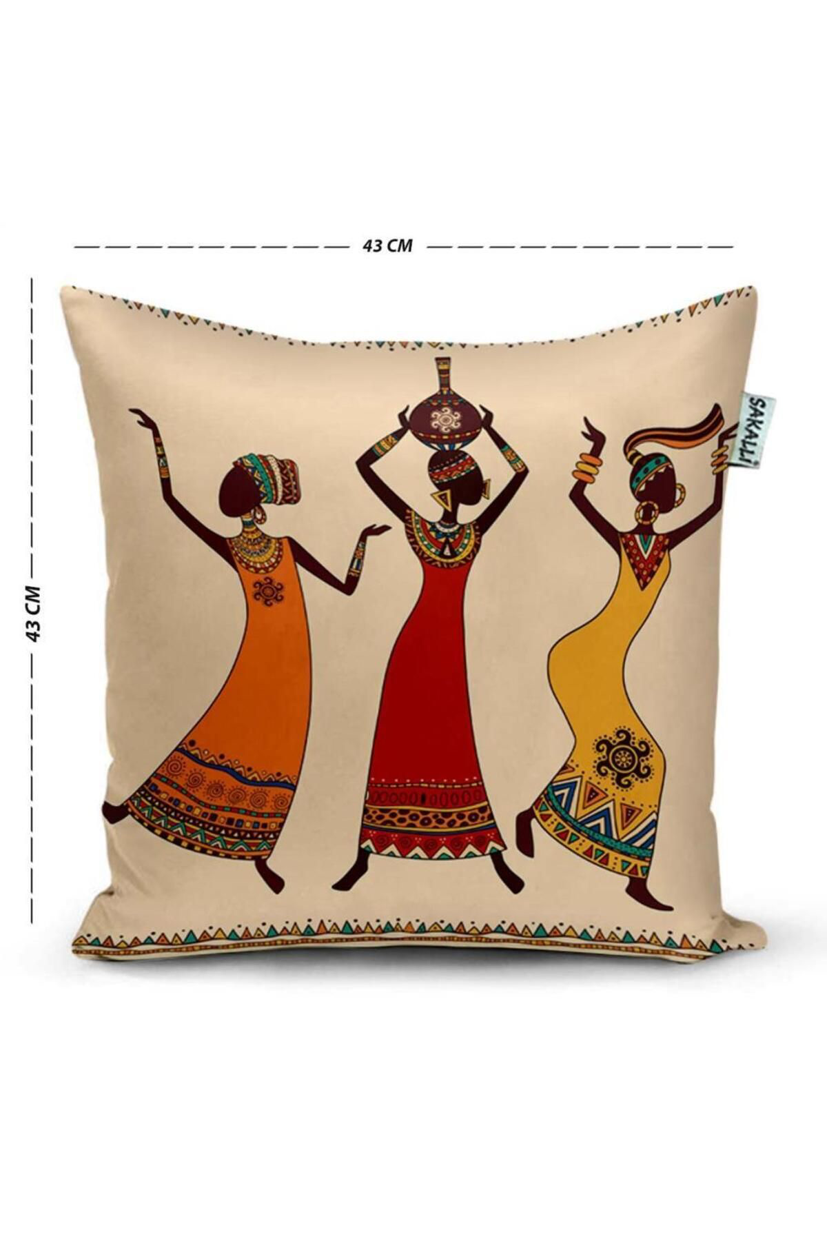 Modern Desen 3d Dijital Baskılı Dekoratif 4lü Kırlent Kılıfı