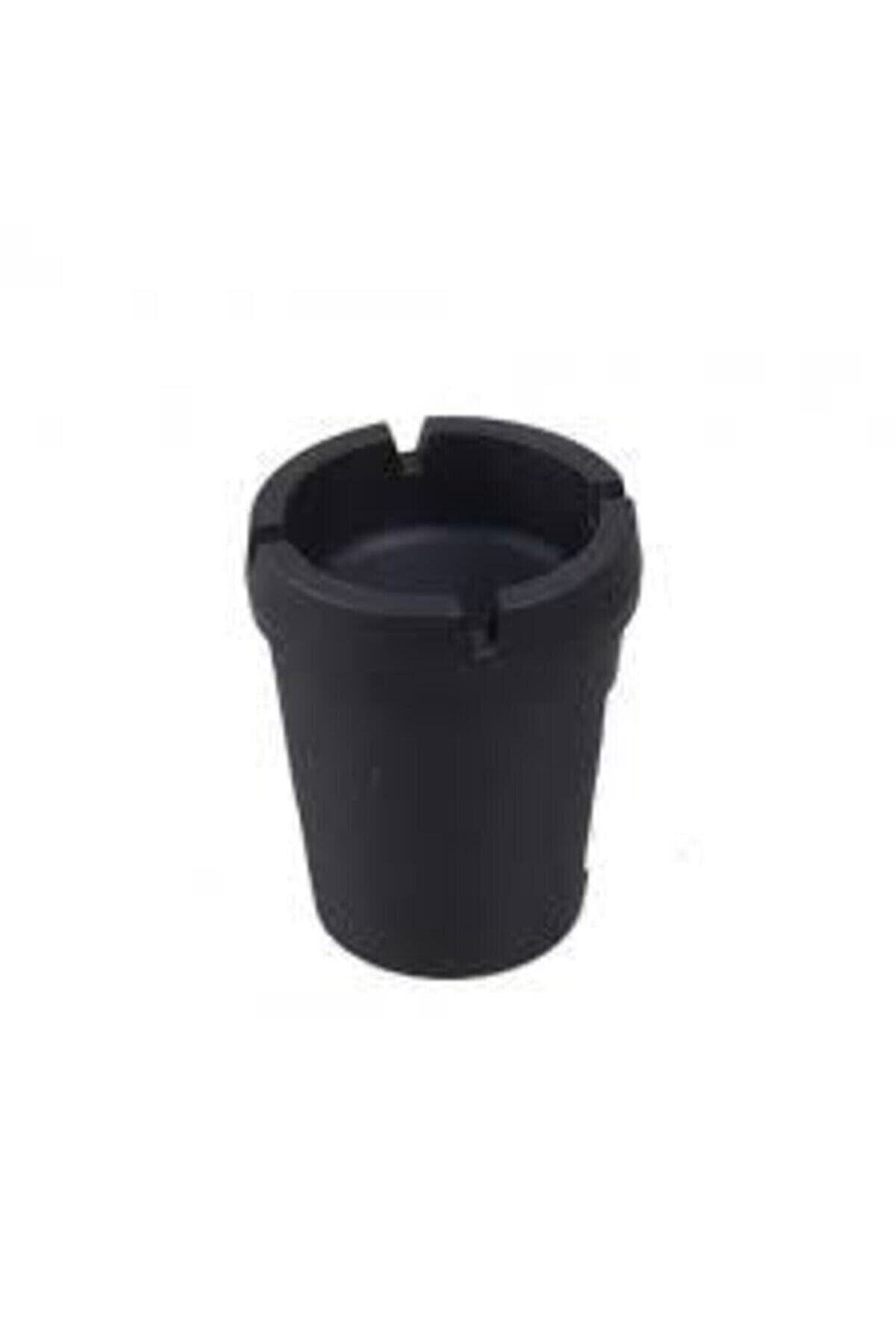 Modern Dizayn Siyah Pratik Kokusuz Küllük Havuzlu Yuvarlak Kül Ta